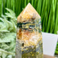 Ocean Sea Jasper Quartz Tower Crystal Generator 492g 142mm