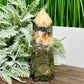 Ocean Sea Jasper Quartz Tower Crystal Generator 492g 142mm