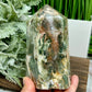 Ocean Sea Jasper Tower Healing Crystal Generator 808g 127mm