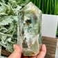 Ocean Sea Jasper Tower Healing Crystal Generator 808g 127mm