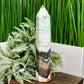 Ocean Sea Jasper Tower Healing Crystal Generator 660g 225mm