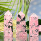 Peruvian Rhodonite Points Towers Healing Crystal Generators