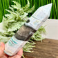 Ocean Sea Jasper Tower Healing Crystal Generator 452g 182mm