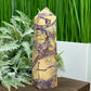 Brecciated Purple Jasper Tower Healing Crystal Generator 984g 183mm