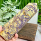 Brecciated Purple Jasper Tower Healing Crystal Generator 984g 183mm