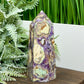 Brecciated Purple Jasper Tower Healing Crystal Generator 598g 131mm