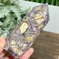 Brecciated Purple Jasper Tower Healing Crystal Generator 598g 131mm