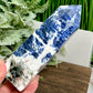 Sodalite Poets Stone Blue Tower Healing Crystal Generator 506g 157mm