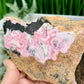 Peruvian Rhodonite Slice with Stand Healing Crystal Specimen Slab 442g