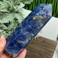 Sodalite with Pyrite Poets Stone Blue Tower Healing Crystal Generator 518g 145mm