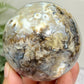 Rutilated Dendritic Agate Sphere RARE Crystal Ball 502g 72mm