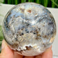 Rutilated Dendritic Agate Sphere RARE Crystal Ball 502g 72mm