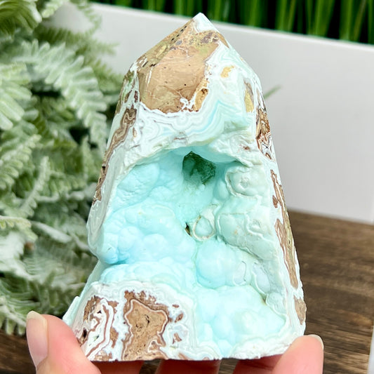 Hemimorphite Sorosilicate Tower Healing Crystal Generator 266g