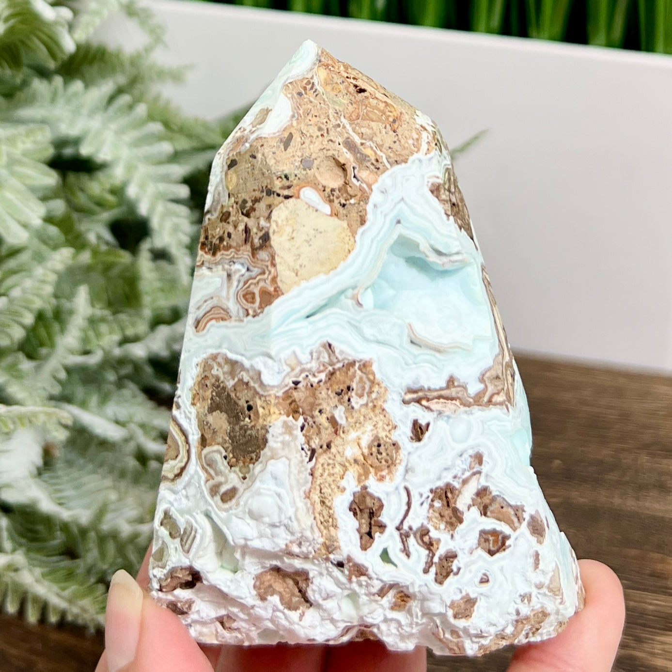 Hemimorphite Sorosilicate Tower Healing Crystal Generator 266g