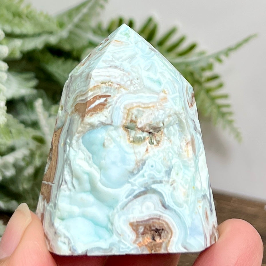 Hemimorphite Sorosilicate Tower Healing Crystal Generator 106g