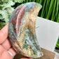 Ocean Sea Jasper Moon Crescent Bowl Healing Crystal Carving 400g