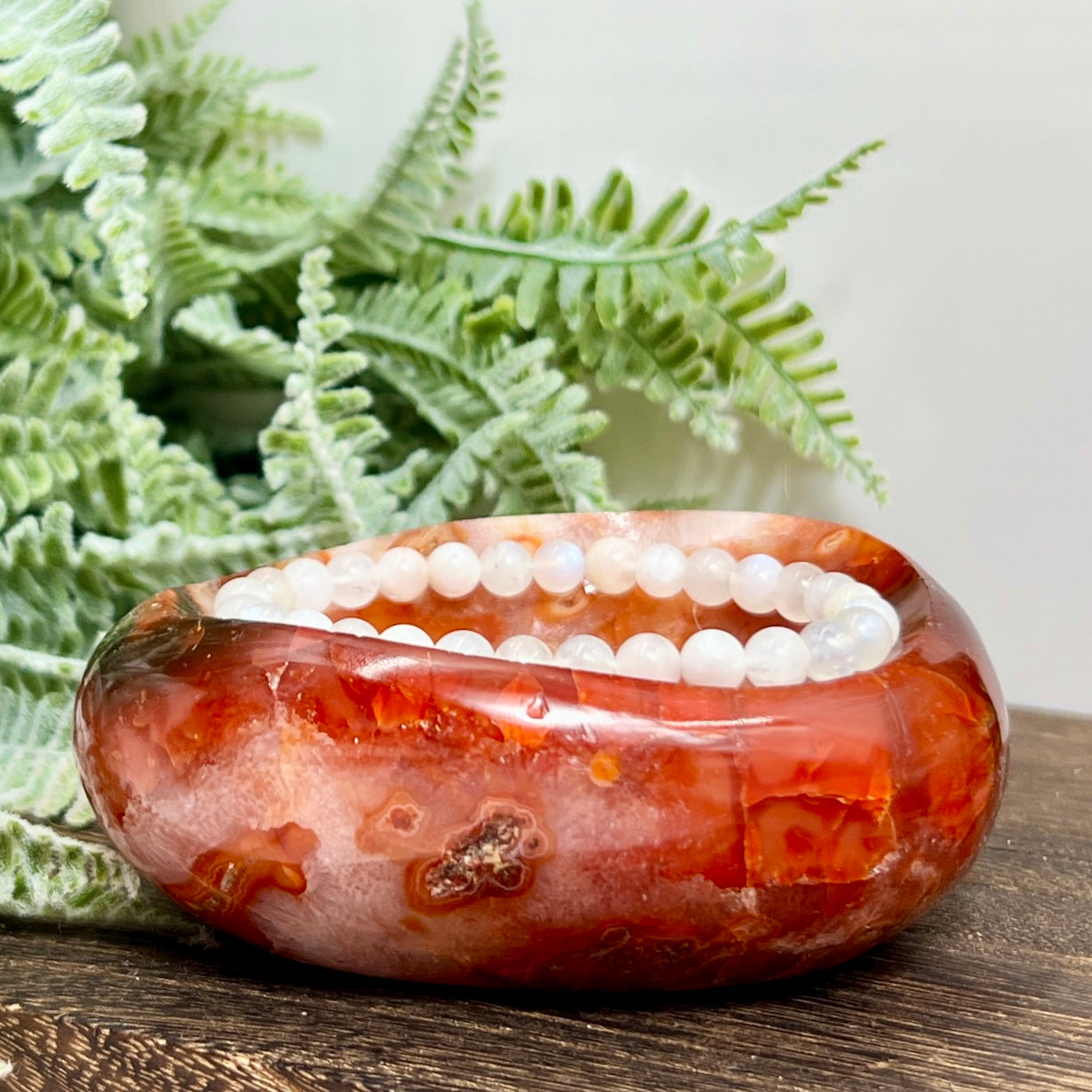 Carnelian Bowl Healing Crystal Carving 390g