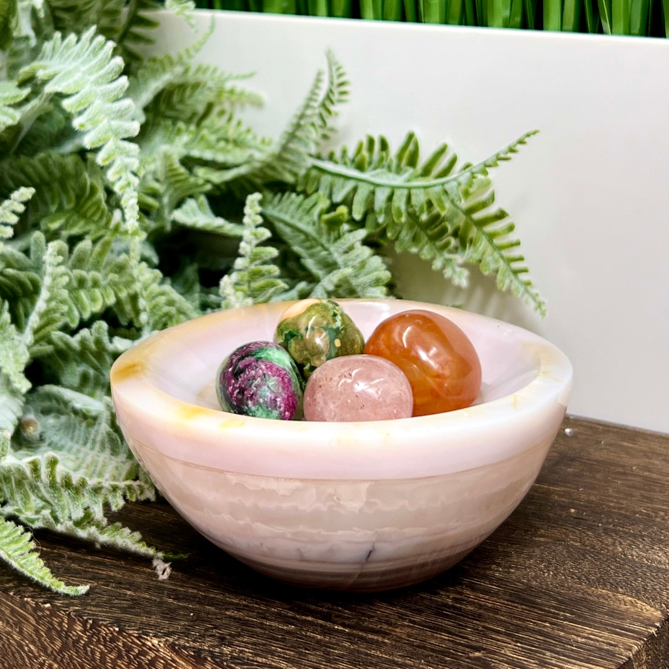 Carnelian Bowl Healing Crystal Carving 410g