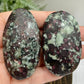 Eudialyte Garnet Feldspar Niter Rare Sphere UV Reactive Palm Stones Meditation Crystals