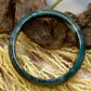 Moss Agate Bangle Bracelet Jewellery Wearable Crystal Healing Natural Reiki Stone Gemstone