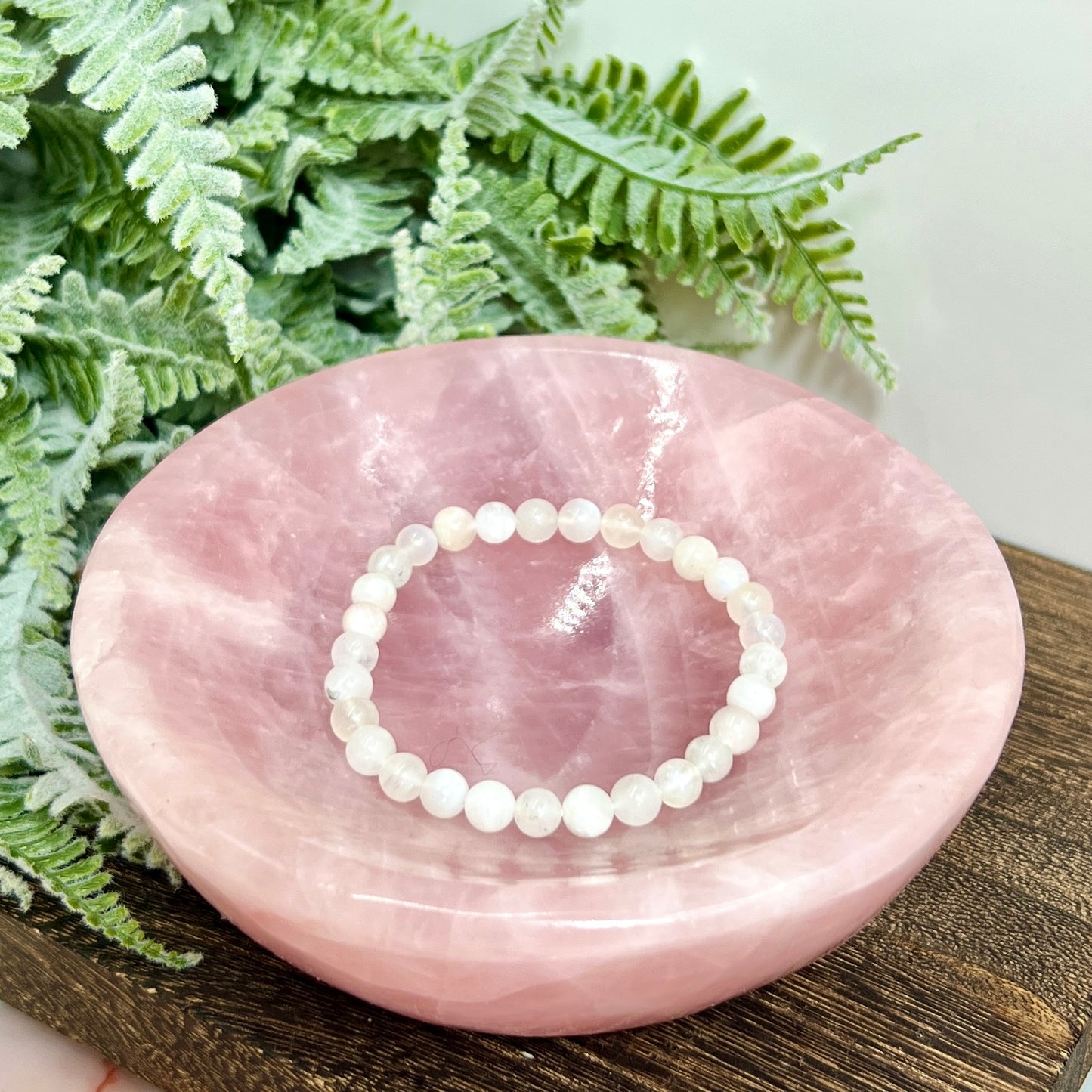 Rose Quartz Pink Round Bowl Healing Crystal Carving 722g