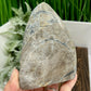 Volcanic Agate Natural Raw Specimen UV Reactive Healing Free Form Crystal 1030g