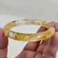 Golden Healer Quartz Bangle Bracelet Jewellery Wearable Crystal Healing Natural Reiki Stone Gemstone