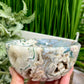 Moss Agate Round Bowl Healing Crystal Carving 834g