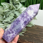 Lepidolite Purple Mica Tower Healing Crystal Generator 662g 175mm