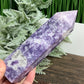 Lepidolite Purple Mica Tower Healing Crystal Generator 662g 175mm