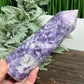 Lepidolite Purple Mica Tower Healing Crystal Generator 662g 175mm