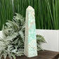 Blue Aragonite Tower Healing Crystal Generator 502g 201mm