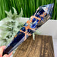 Sodalite with Sunstone Wand with Stand Healing Crystal Generator 124g 154mm