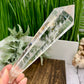 Clear Quartz Golden Healer Wand with Stand High Quality Crystal 262g 189mm