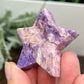 Charoite Pink Purple Star Rare Crystal Carving 30g