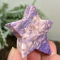 Charoite Pink Purple Star Rare Crystal Carving 30g