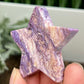 Charoite Pink Purple Star Rare Crystal Carving 30g