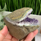 Amethyst Geode Cluster Cave Healing Natural Crystal 682g