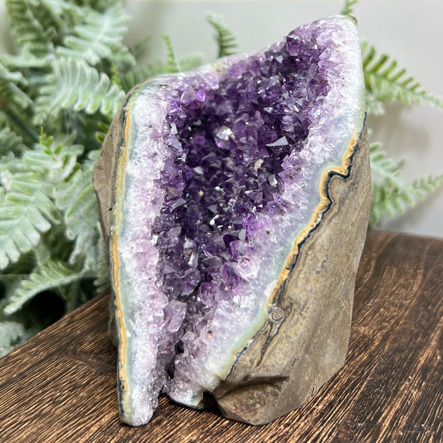 Amethyst Geode Cluster Cave Healing Natural Crystal 682g