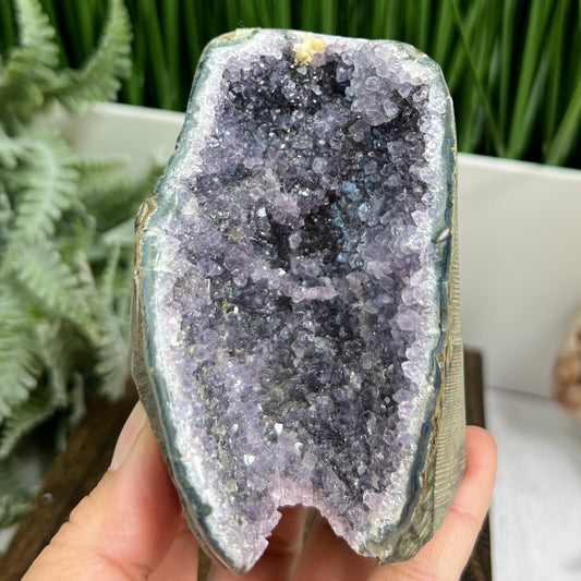 Amethyst Geode Cluster Cave Healing Natural Crystal 432g