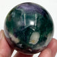 Fluorite Purple Green Sphere Healing Crystal Ball 255g 53mm