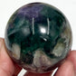 Fluorite Purple Green Sphere Healing Crystal Ball 255g 53mm