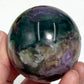 Fluorite Purple Green Sphere Healing Crystal Ball 255g 53mm