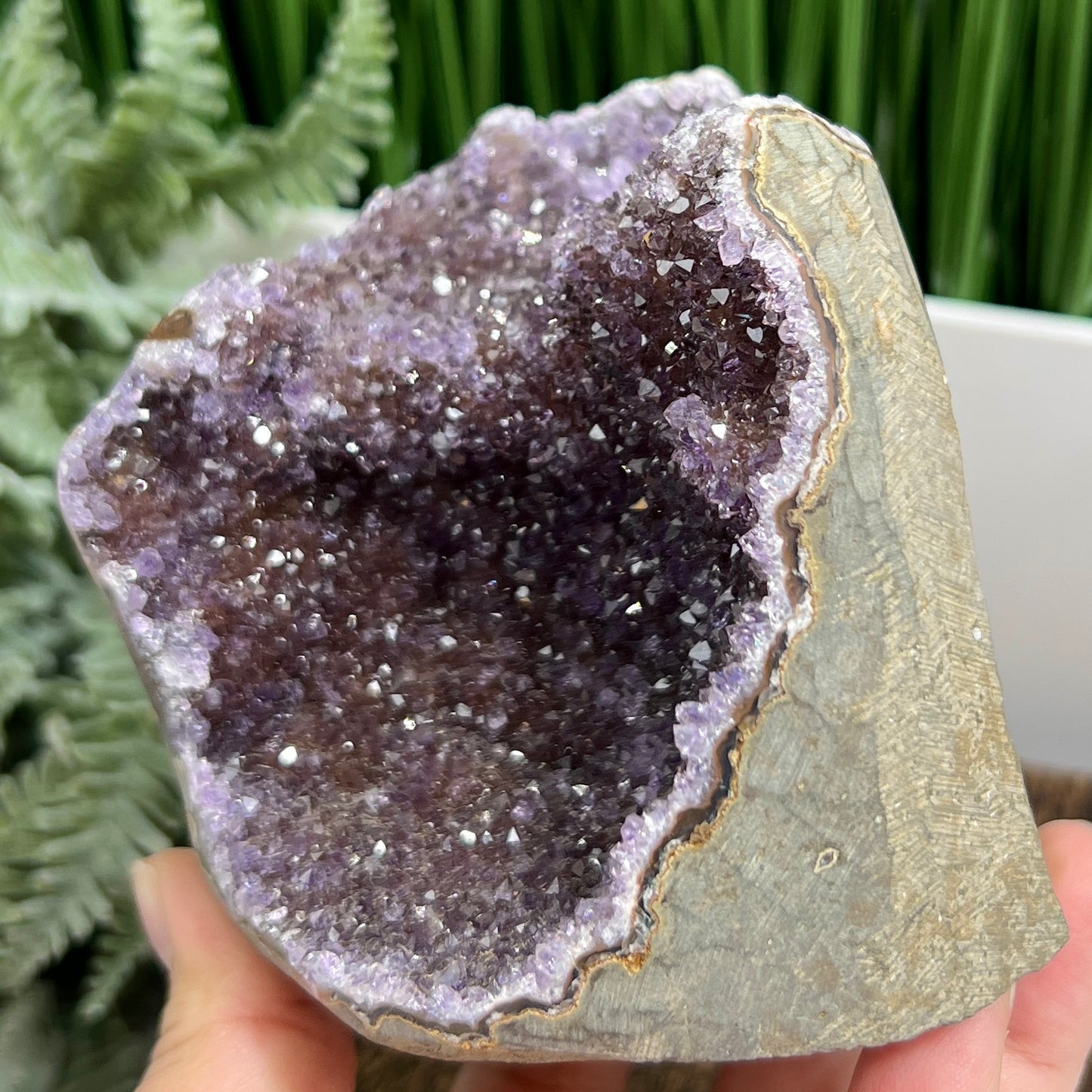 Ametrine Geode Cluster Cave Healing Natural Crystal 722g