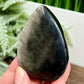 Silver Sheen Obsidian Flame Healing Crystal Deco 76g 65mm