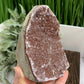 Chocolate Amethyst Geode Cluster Cave Healing Natural Crystal 718g