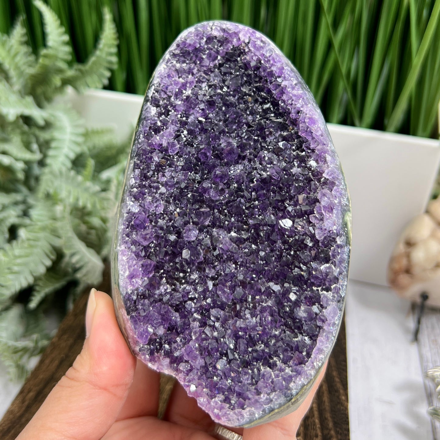 Amethyst Geode Cluster  Healing Natural Crystal 702g