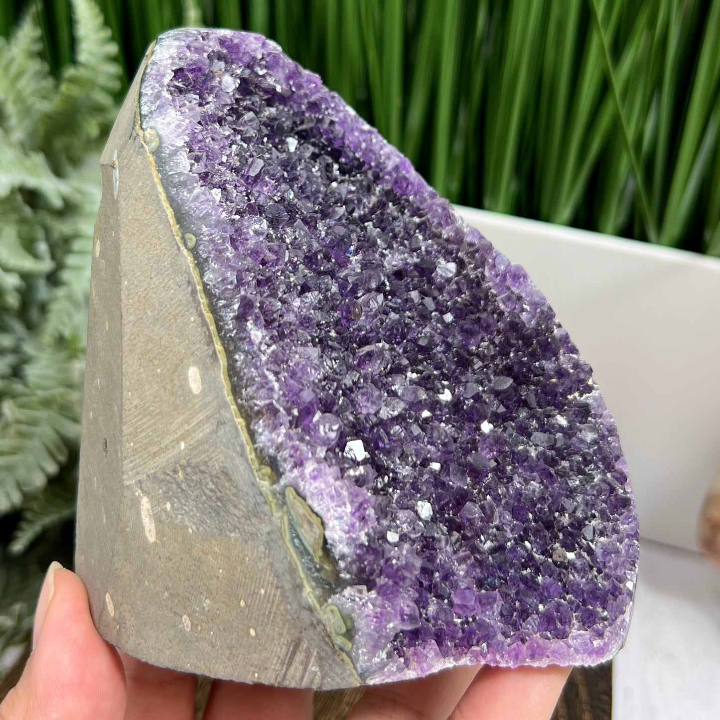 Amethyst Geode Cluster  Healing Natural Crystal 702g