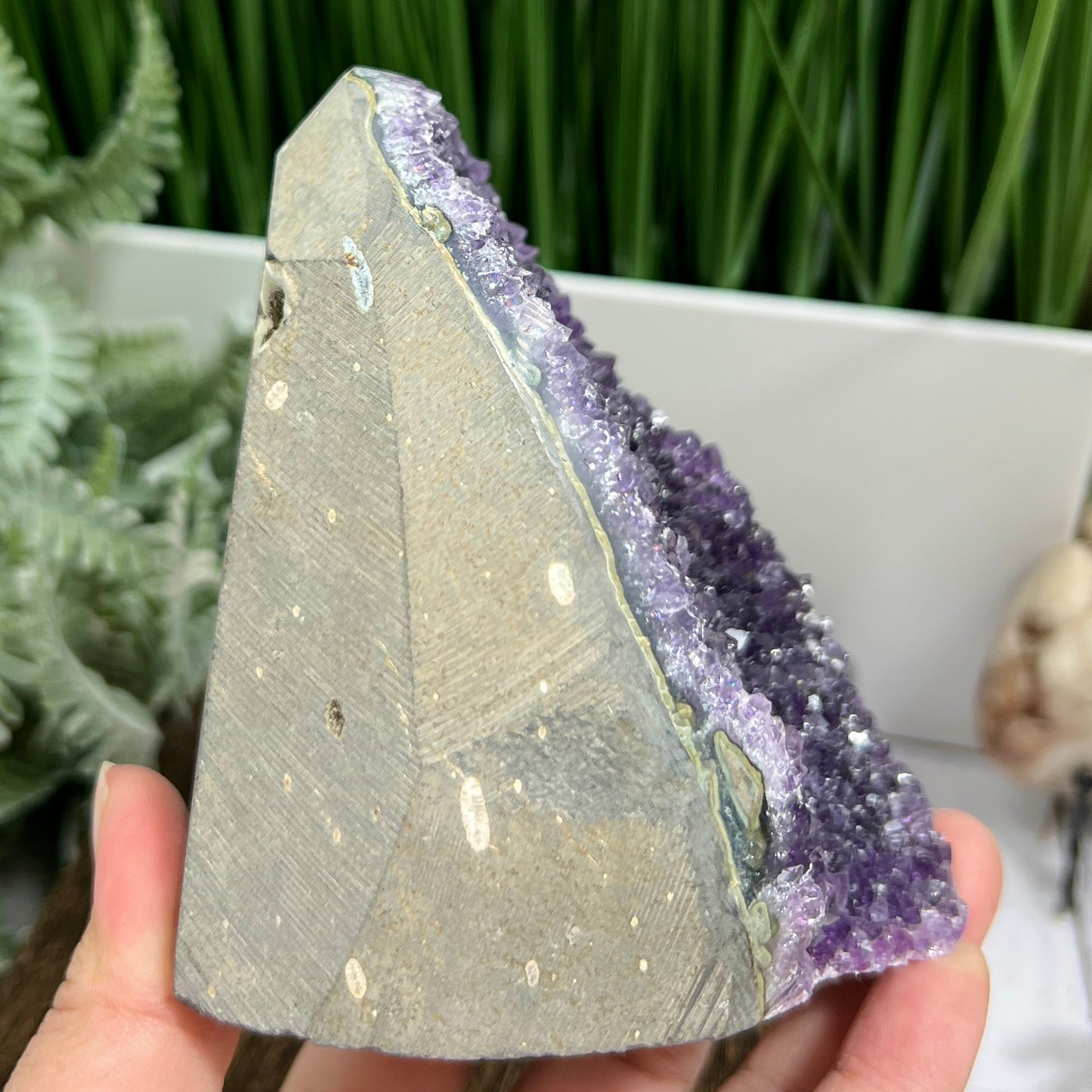 Amethyst Geode Cluster  Healing Natural Crystal 702g