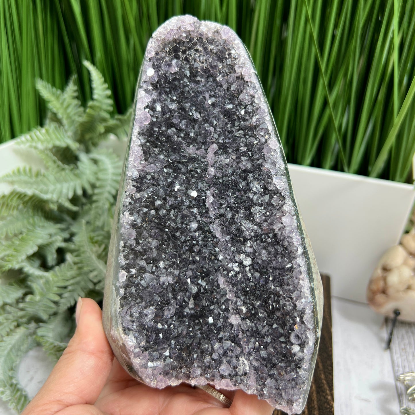 Amethyst Geode Cluster Healing Natural Crystal 1170g